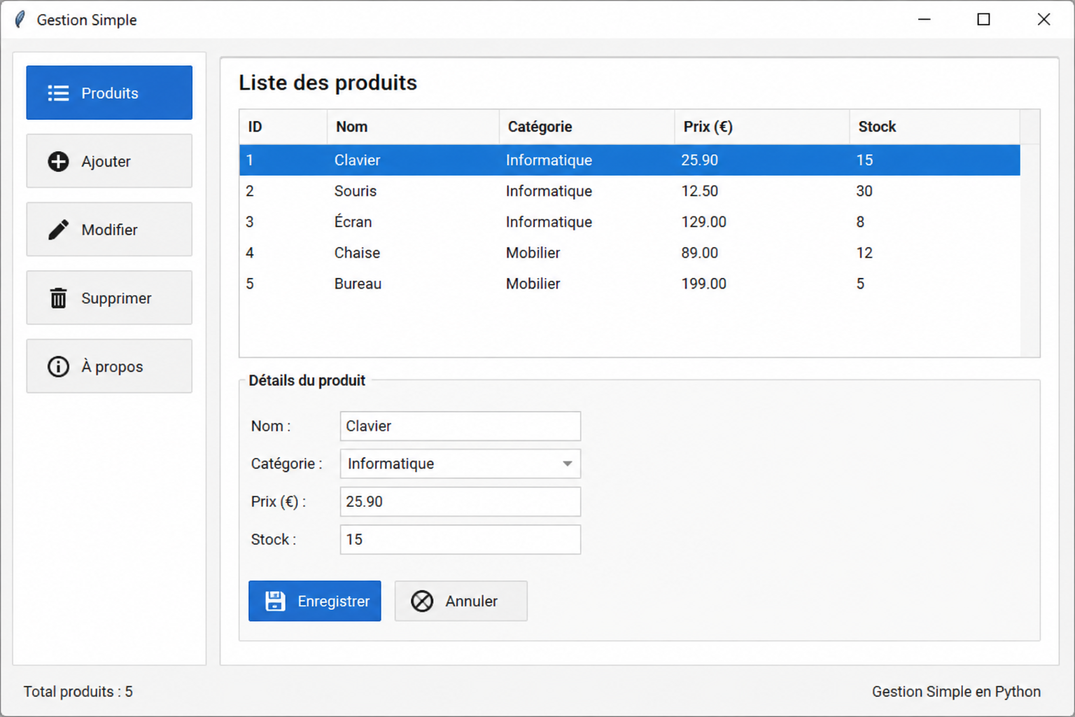 Custom Windows program built by Procertis