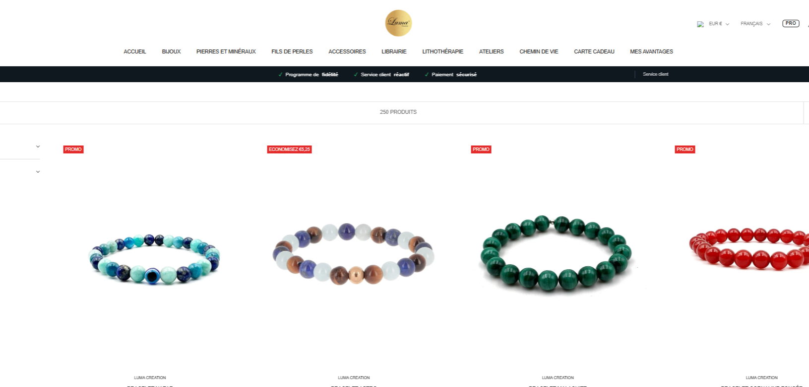 Real e-commerce store built by Procertis